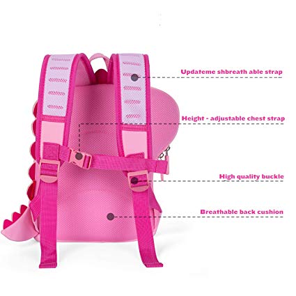 NOHOO Kid Backpack Light Fury (Pink)