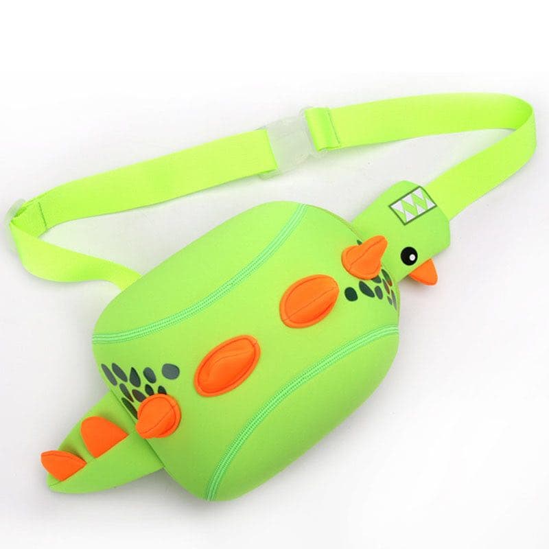 NOHOO Kid Dino Green 3D Design Children Boy Sling Crossbody Travel