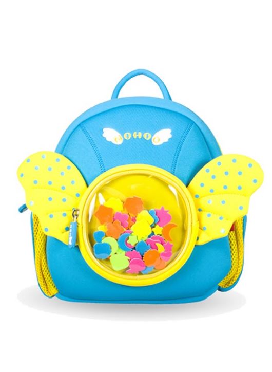 NOHOO Kid Angel 3D Design School Bag Waterproof Preschool Backpack Bags