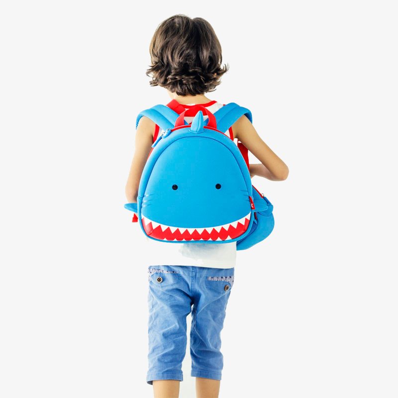 NOHOO Kid Jaws Teeth 3D Design School Bag Waterproof Preschool Backpack Bags Bag