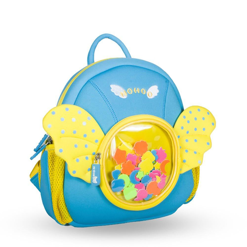 NOHOO Kid Angel 3D Design School Bag Waterproof Preschool Backpack Bags