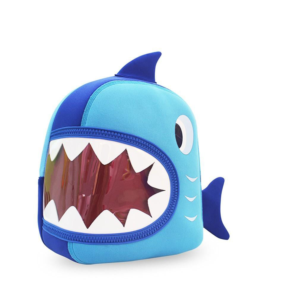 NOHOO Kid Shark 3D Design School Bag Waterproof Preschool Backpack Bags Ocean