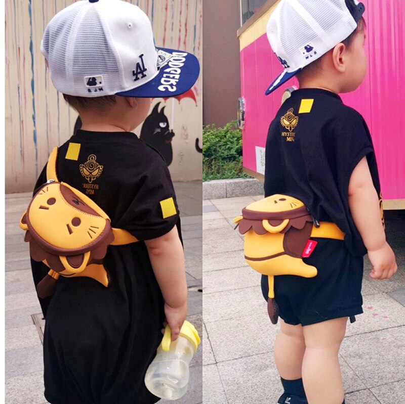 NOHOO Kids Lion 3D Design Newborn Bag Toodler Bags Travel Kids Bag