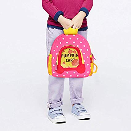 NOHOO Kid Pumpkin 3D Design Children Travel School Bag Waterproof Kindergarden