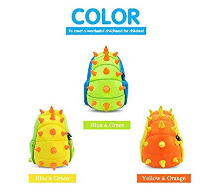 NOHOO Kid Spiky Dino Design Children Boy Travel School Bag Beg Sekolah Bags A4