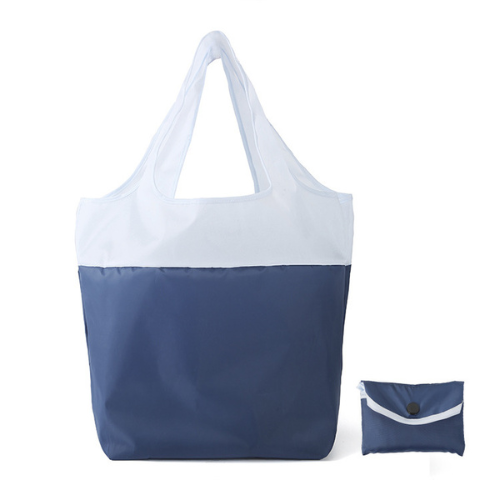 Two Tone Foldable Shopping Bag