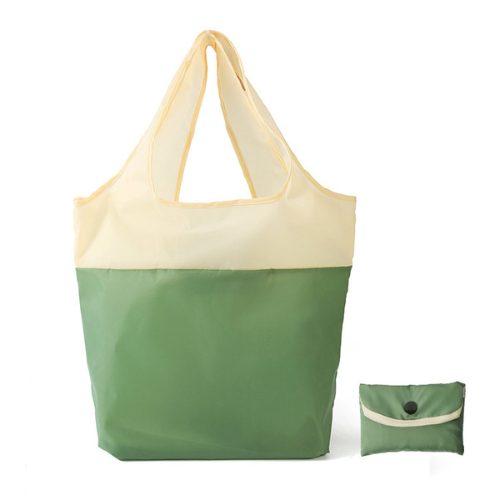 Two Tone Foldable Shopping Bag