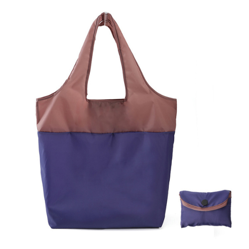 Two Tone Foldable Shopping Bag