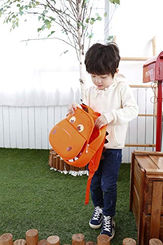 NOHOO Kid Hippo Mouth(New) 3D Design School Bag Waterproof Preschool Backpack Go