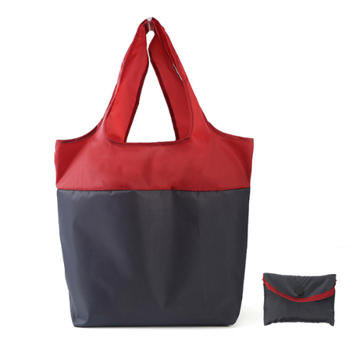 Two Tone Foldable Shopping Bag