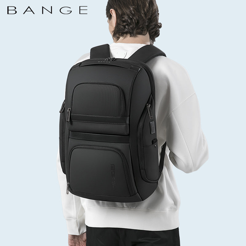 Bange Surge Laptop Backpack Laptop Bag College Study Bag Business Multi Compartment (15.6")