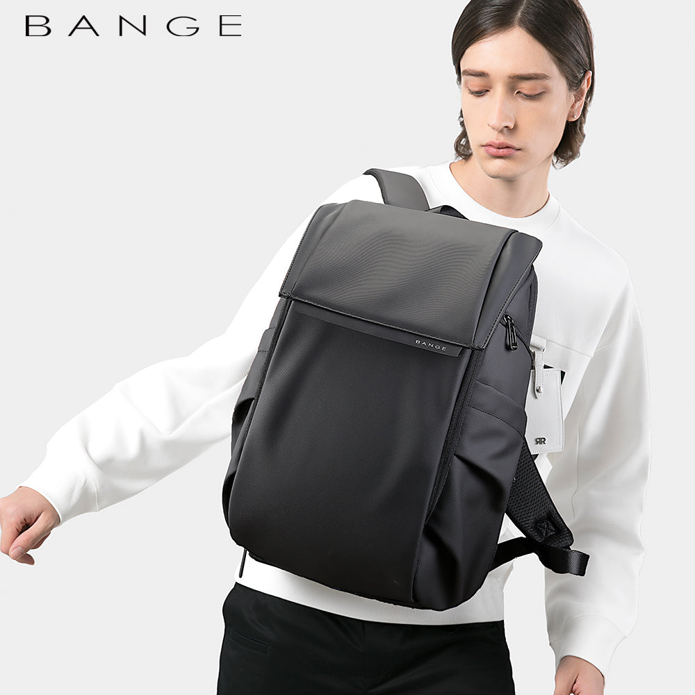 Bange Bowler Laptop Backpack Water-Resistant and Multi Compartment Business Professional Travel (15.6")