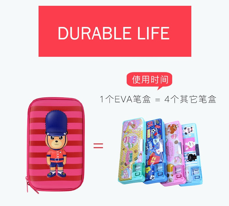 Yome UK Soldier Pencil Case EVA+PU Material Primary School Kids