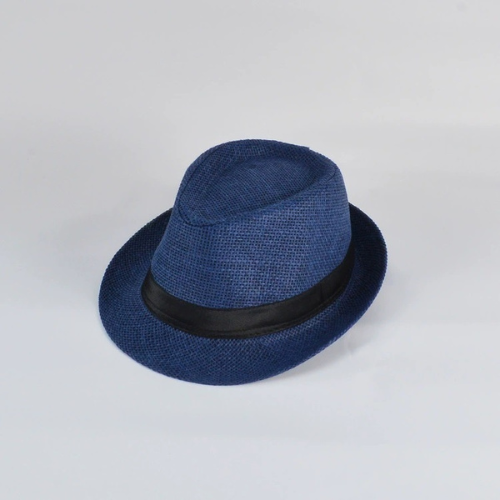 Unisex Hat Men Women Fedora Trilby Wide Brim Straw Cap