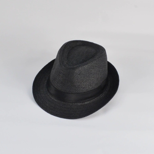 Unisex Hat Men Women Fedora Trilby Wide Brim Straw Cap