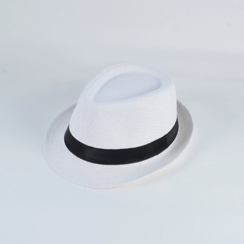 Unisex Hat Men Women Fedora Trilby Wide Brim Straw Cap