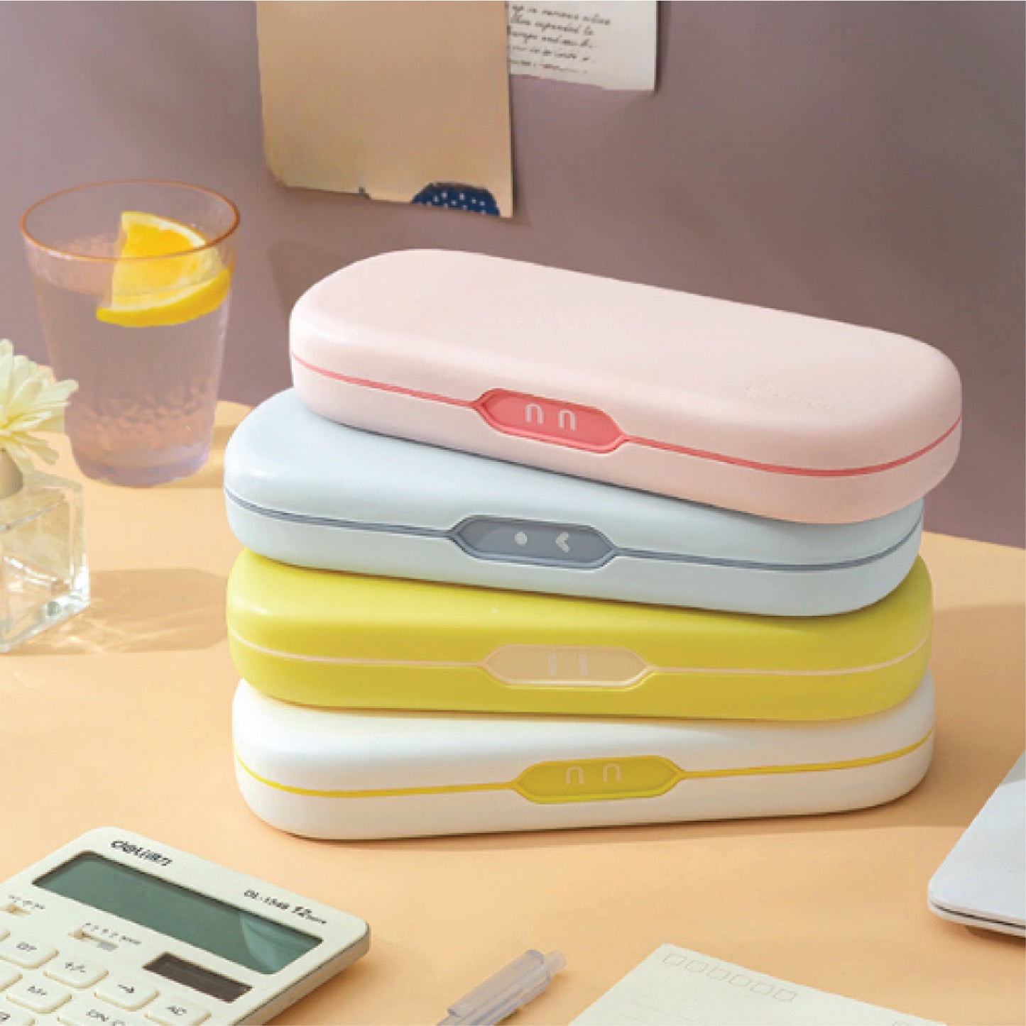 Macaron Colour Stationery Pencil Box v2