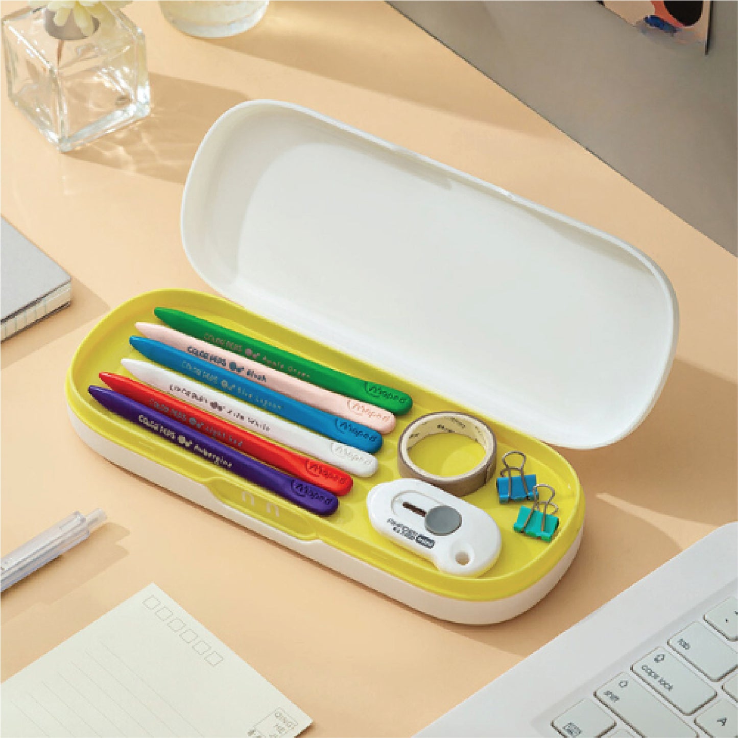 Macaron Colour Stationery Pencil Box v2