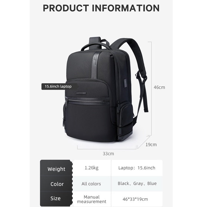 Bange Hydro Laptop Backpack Laptop Business Multi Compartment (15.6")