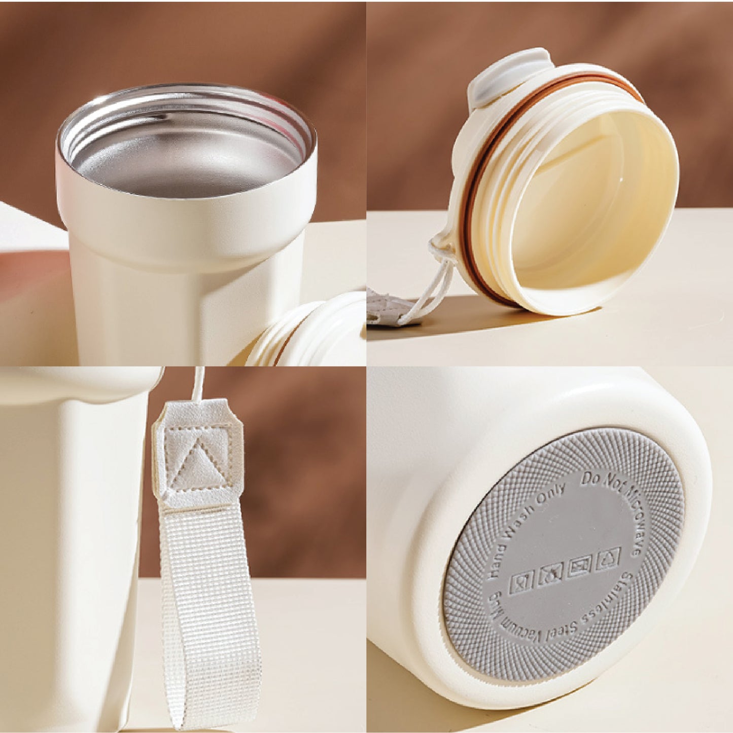 Stainless Steel 316 Thermos Mug with Strap - BH-CM 0840