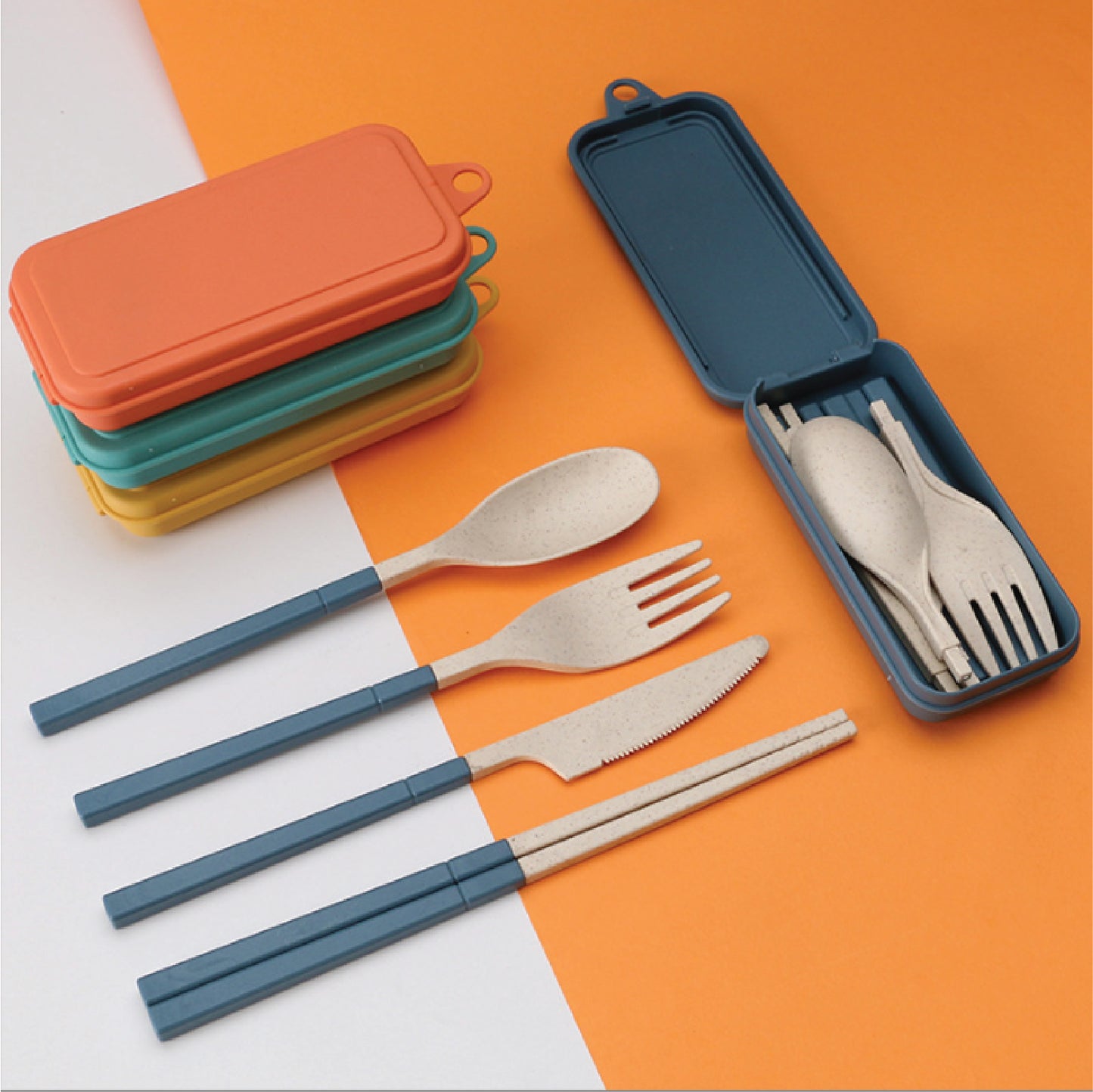 Cutlery Set Wheat Straw