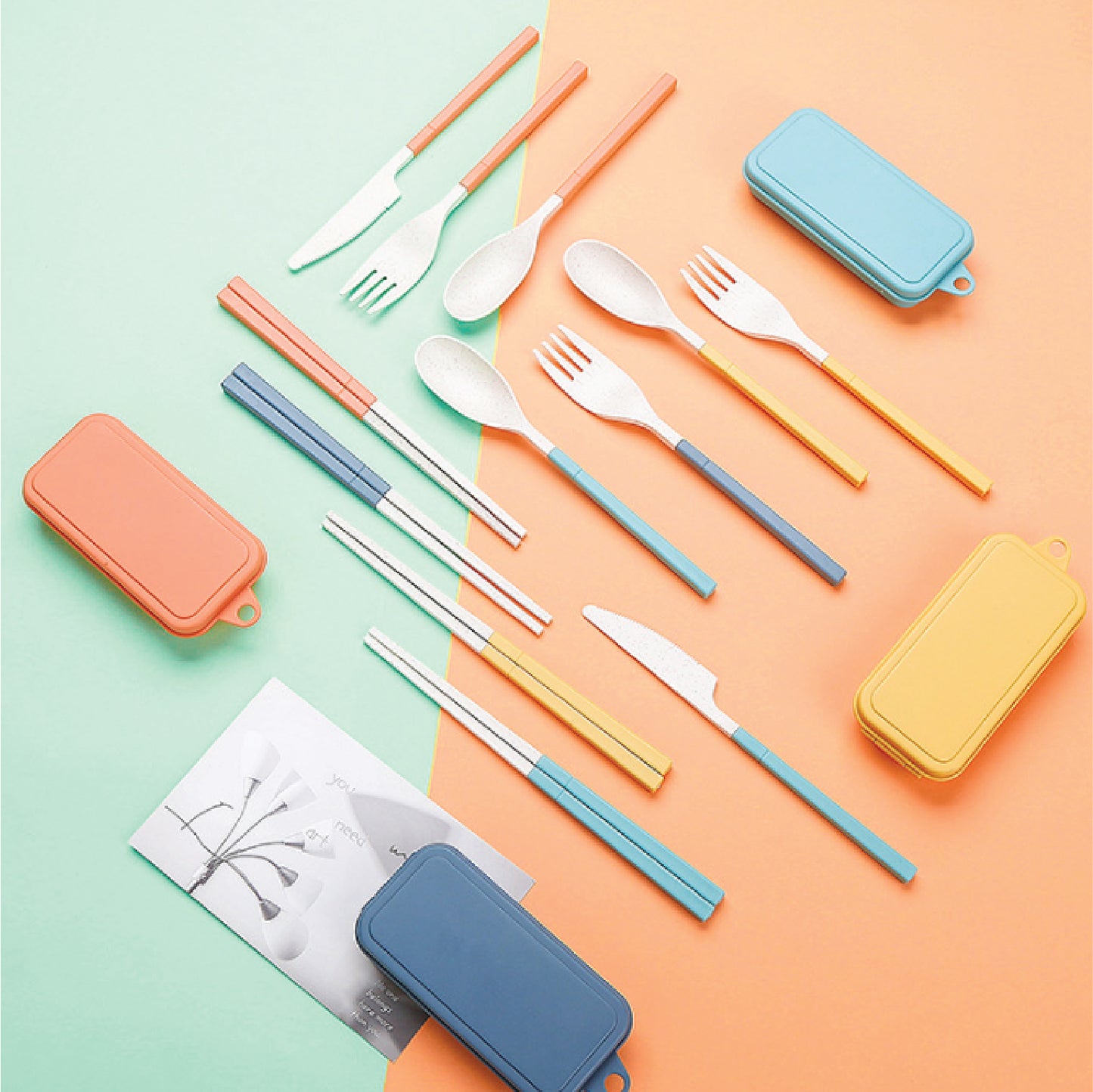 Cutlery Set Wheat Straw