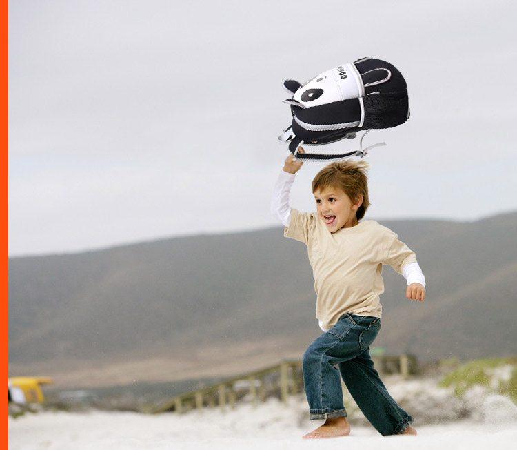 NOHOO Kid Loving Panda Design Children Boy Travel School Bag Beg Sekolah Bags A4