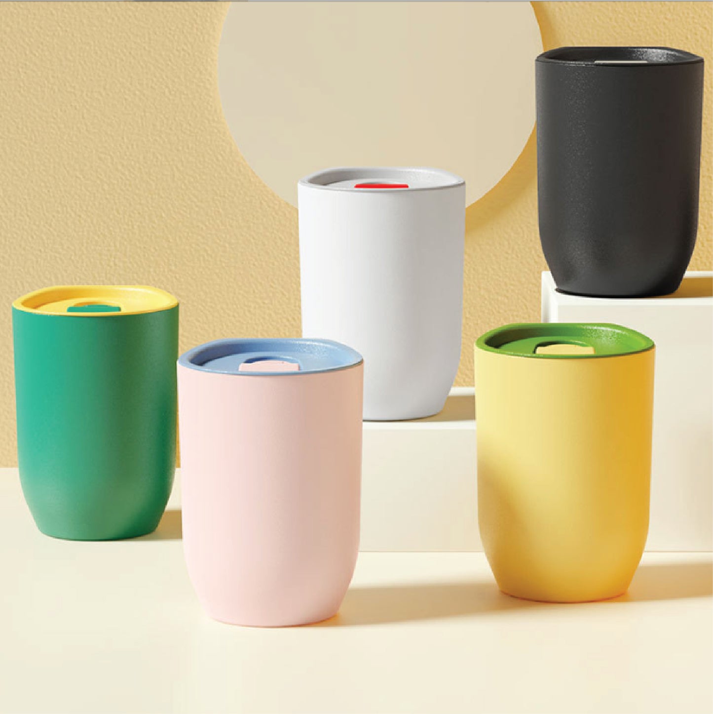 Reusable Insulated Travel Mug with Lid