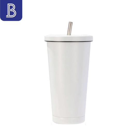 Stainless Steel Tumbler With Straw