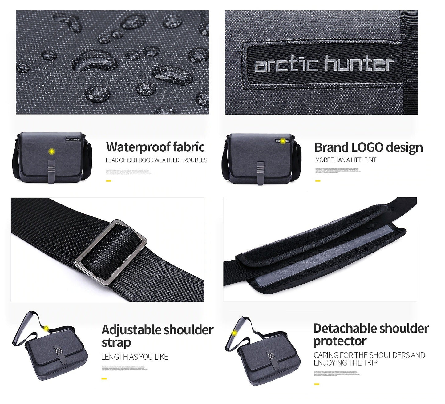 Arctic Hunter I-Hydra Messenger Bag (10" Tablet)