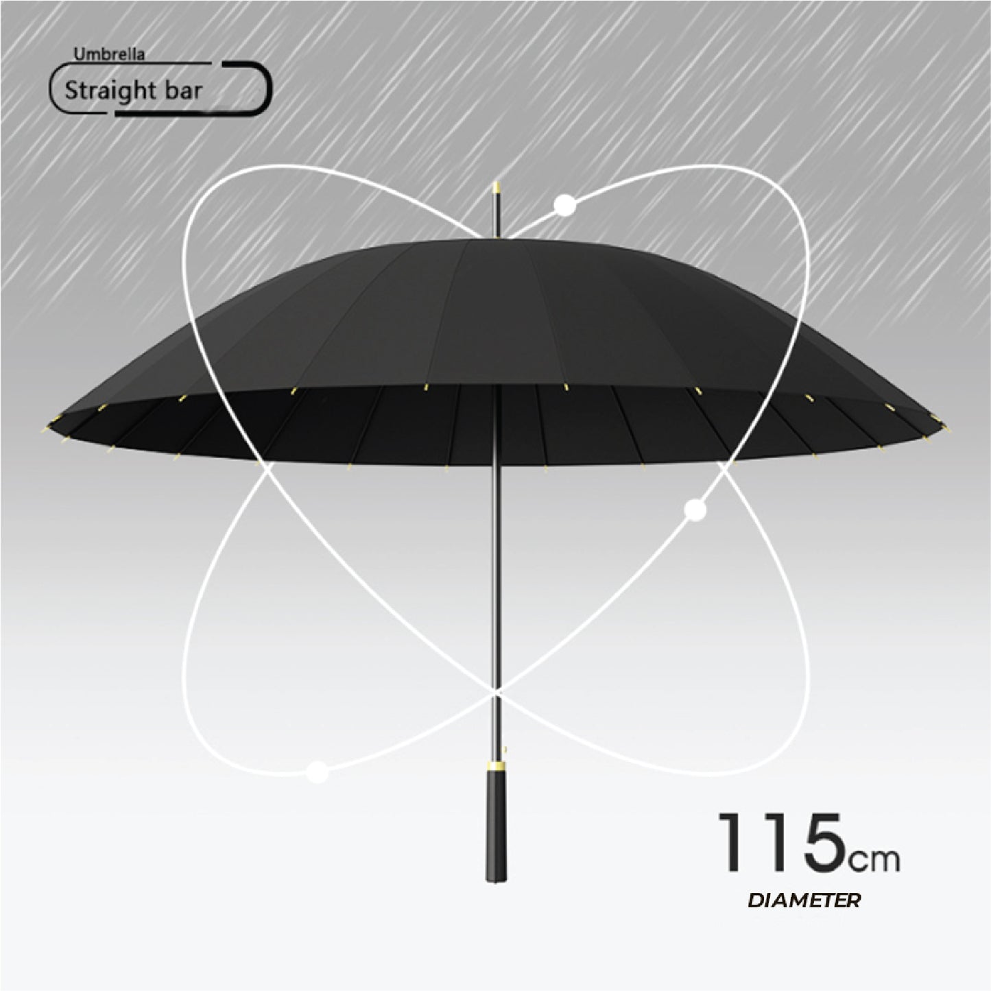 24 Panel Auto Open Umbrella - BH-UM 1100