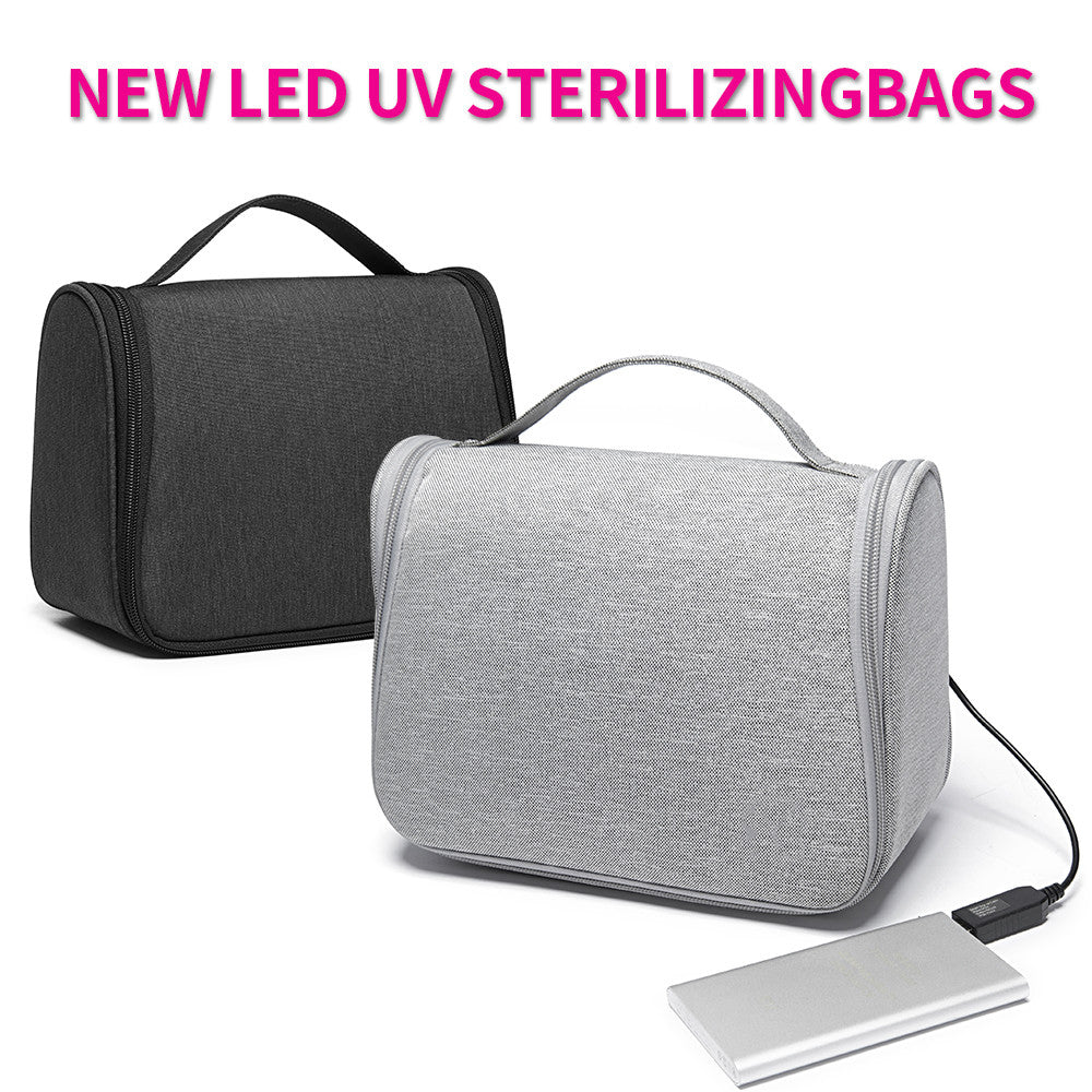 Bange Disinfection Kit UV LED Sterilizer Bag Sanitizer Box USB Rechargeable Disinfection Case for Mask Phones