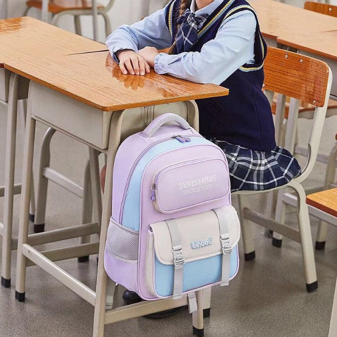 Sun Eight x Binbes Beamz Ergonomic Spine Protection Primary School Bag - Sun Eight