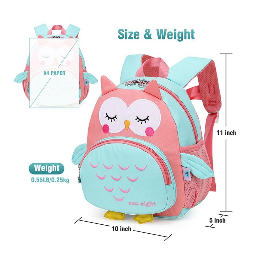 Sun Eight Lushz Preschool Kindergarten Bag - Sun Eight