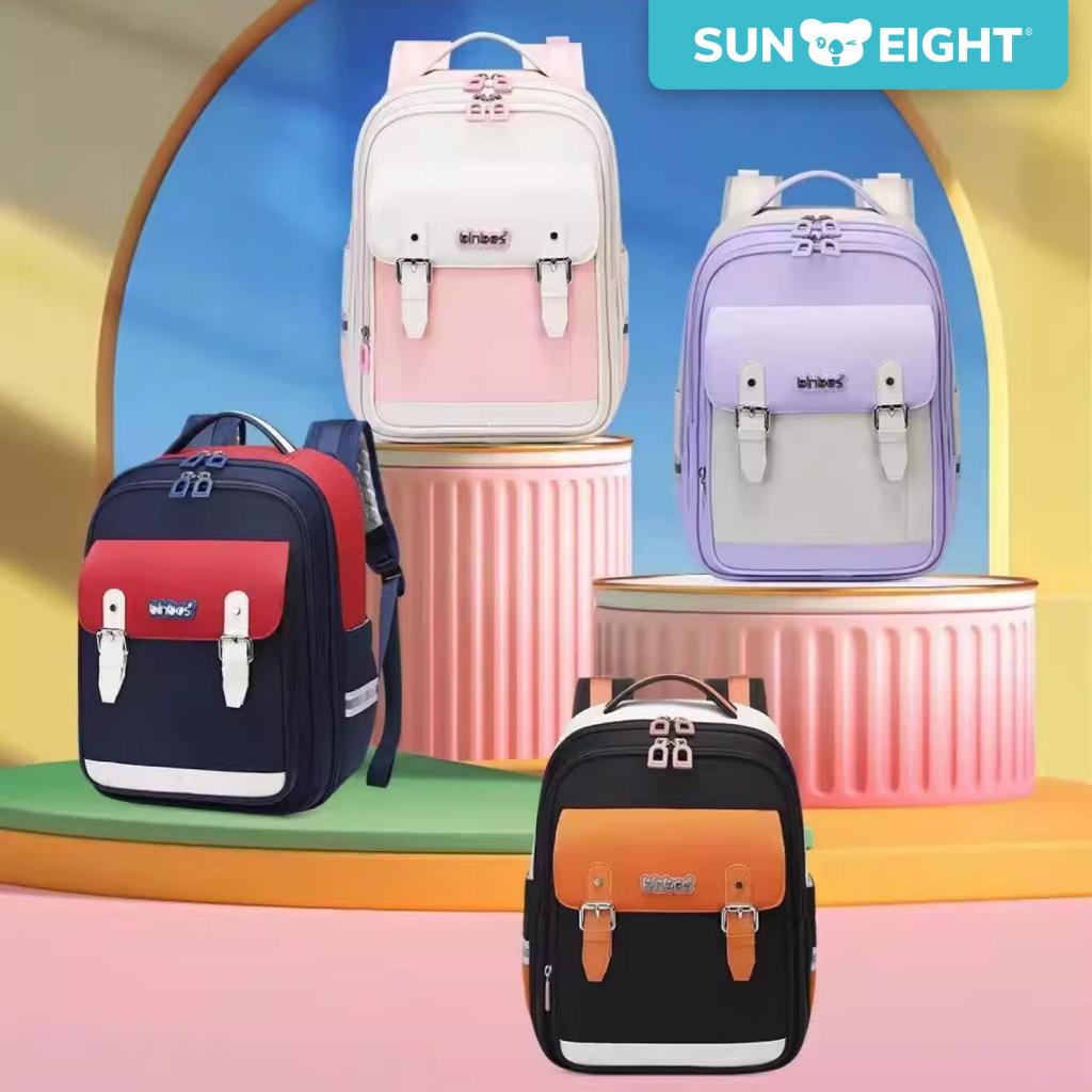 Sun Eight x Binbes Masterz Ergonomic Spine Protection Primary School Bag with FLOATECH™ - Sun Eight