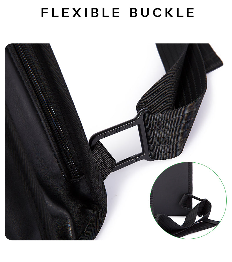 Bange Mini Sleek Crossbody Sling Bag Multiple Compartment Tablet Compartment (9.5")