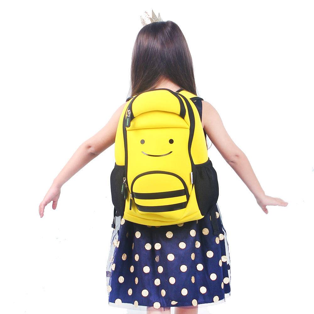 NOHOO 3D Kid Honey Bee Design School Bag Backpack Kindergarden Bag Bags