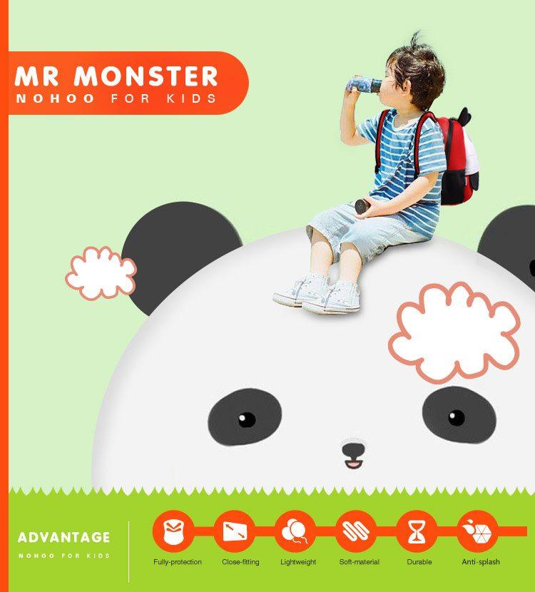 NOHOO Kid Loving Panda Design Children Boy Travel School Bag Beg Sekolah Bags A4