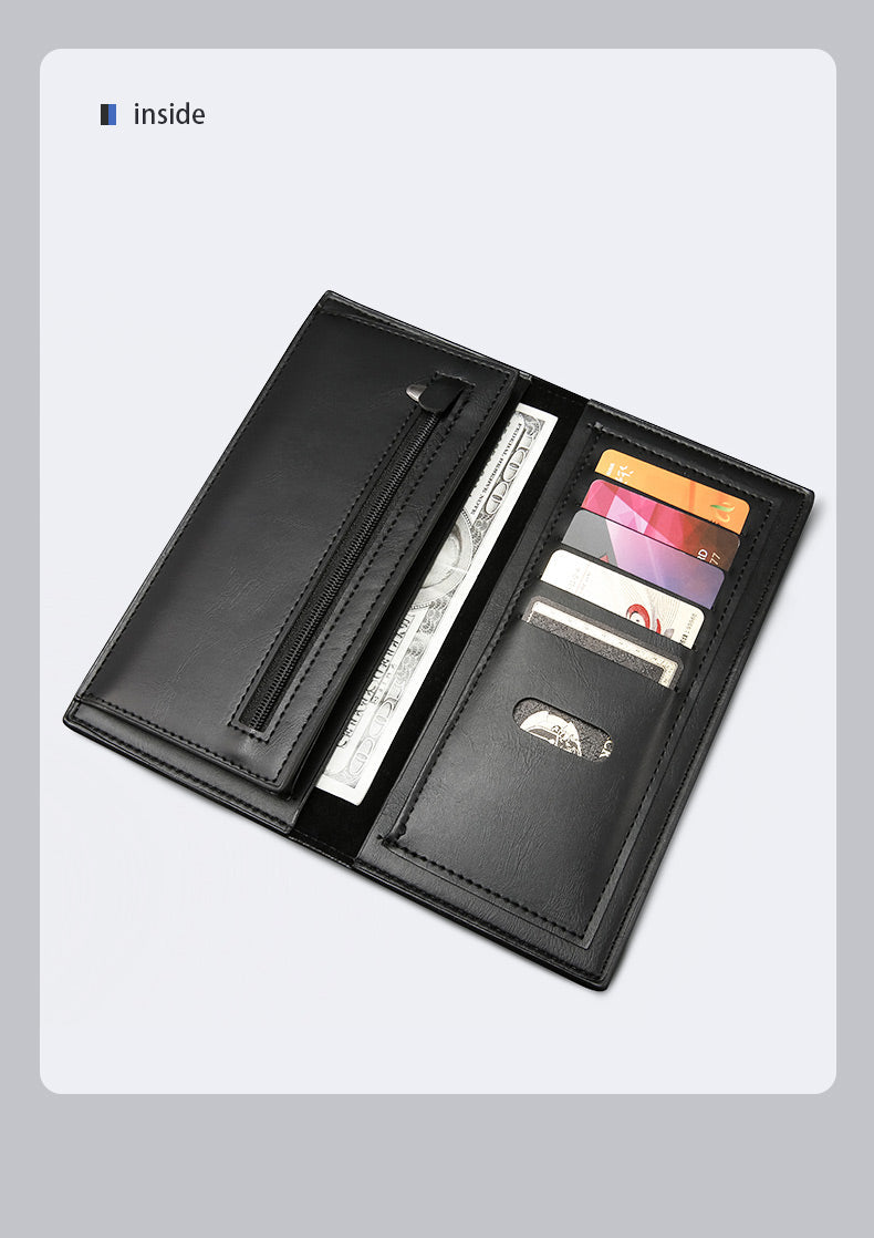 Bange Rory Multiple Card Slot Light Weight Fashion Thin Long Wallet Trend Dompet Panjang Slim (12 Card Slot)