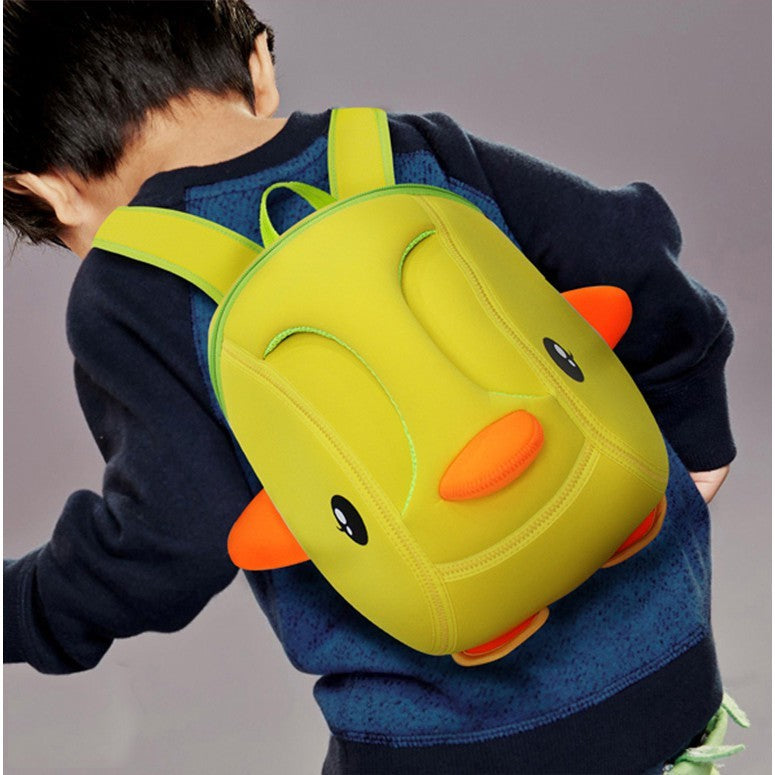 NOHOO Kid Tri-Duckie 3D Design School Bag Sekolah Bag Preschool Backpack Bags