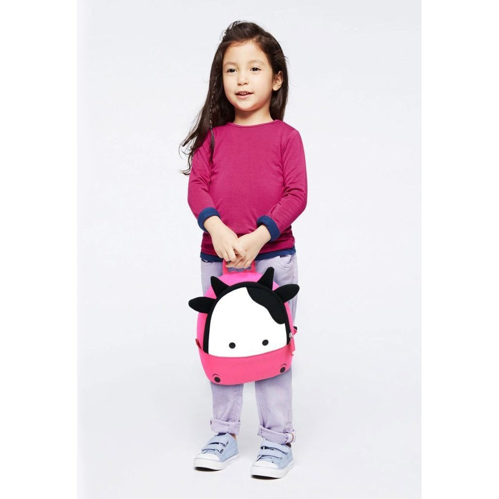 NOHOO Kid Moo Moo Cow 3D Design School Bag Waterproof Preschool Backpack Bags