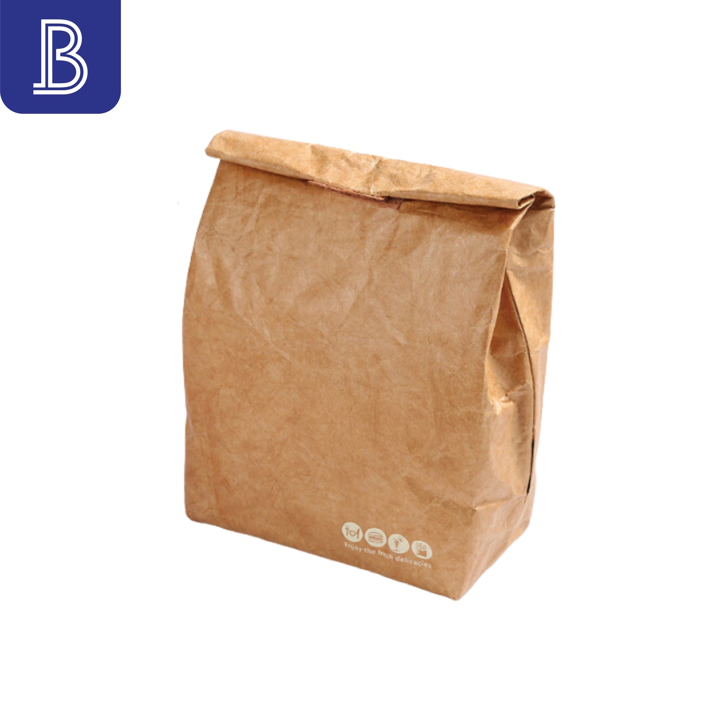 Reusable Paper Lunch Bag A