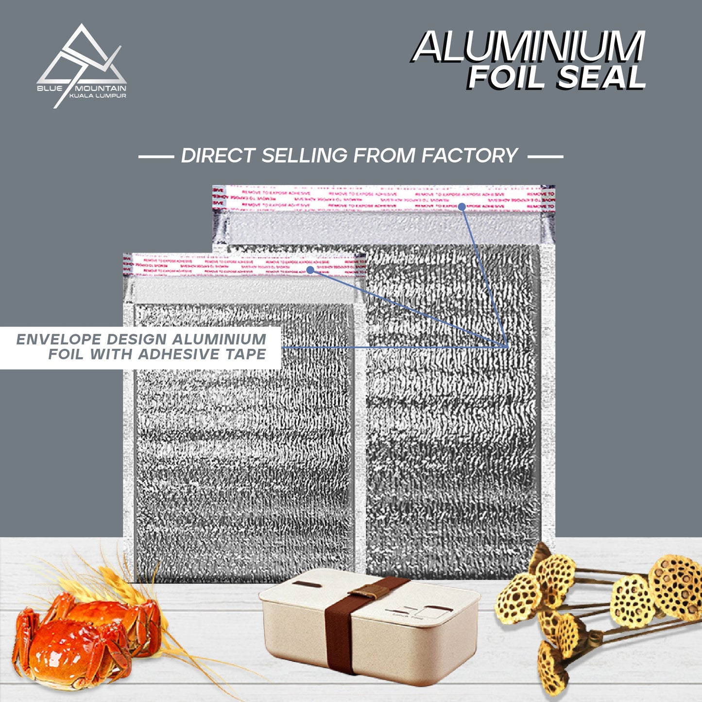 Aluminium Foil Seal - Frozen food packaging series