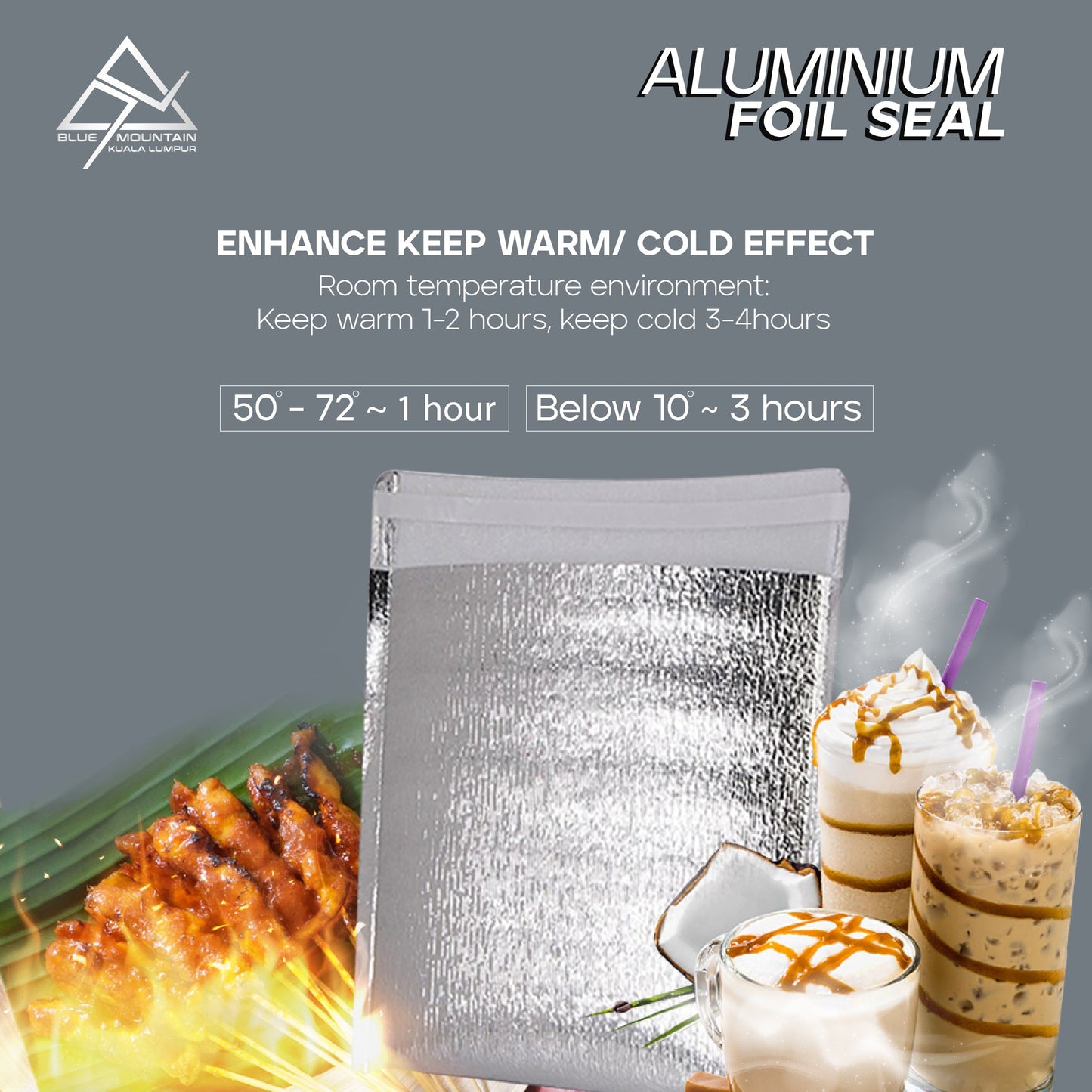 Aluminium Foil Seal - Frozen food packaging series