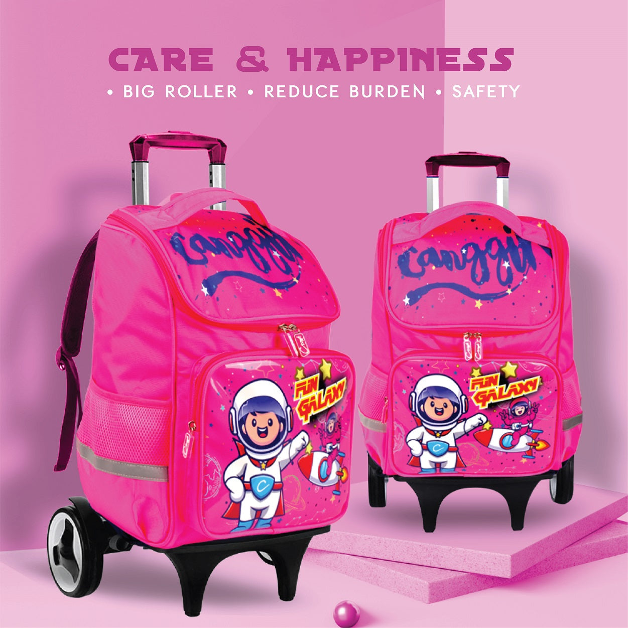 Canggih Galaxy Backpack with Trolley or without Trolley