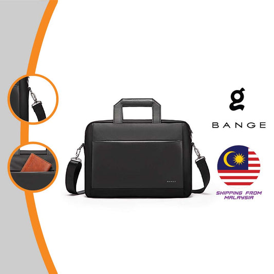 Bange Animuz Document Sling Bag Big Capacity Easy Carry Business Travel Laptop Sling Document Bag (15.6")