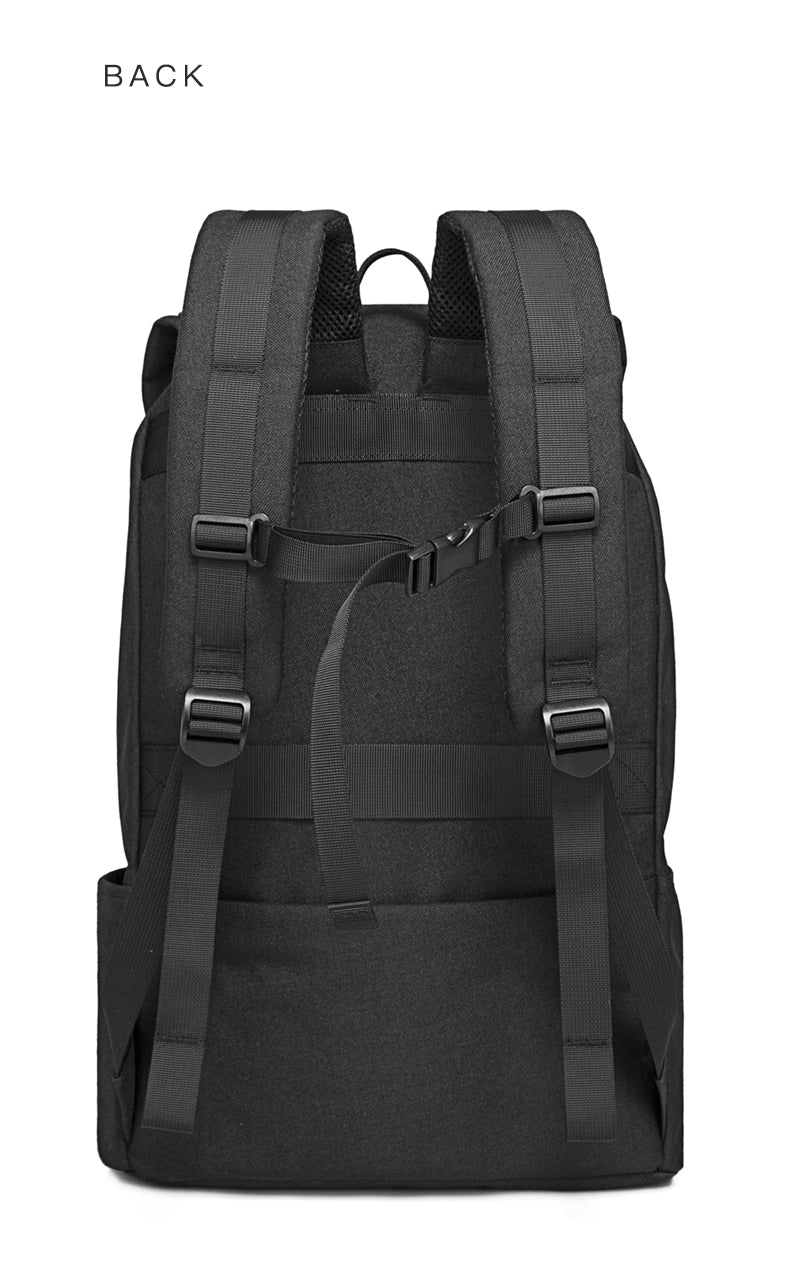 Bange Canvas Multiple Compartment Big Capacity Large Trending Laptop Backpack (15.6")