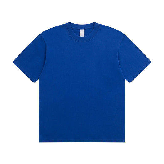 230G Adult Round Neck Short Sleeve T-Shirt - Royal Blue