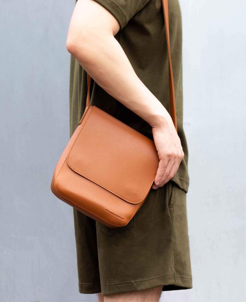 Straightforward DVL Minimalist Flap Sling Bag