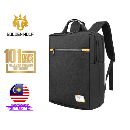 Golden Wolf Raven Backpack (15.6" Laptop)